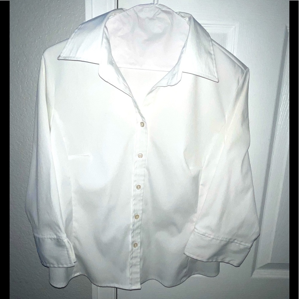 Apt.9 White Blouse Stretch